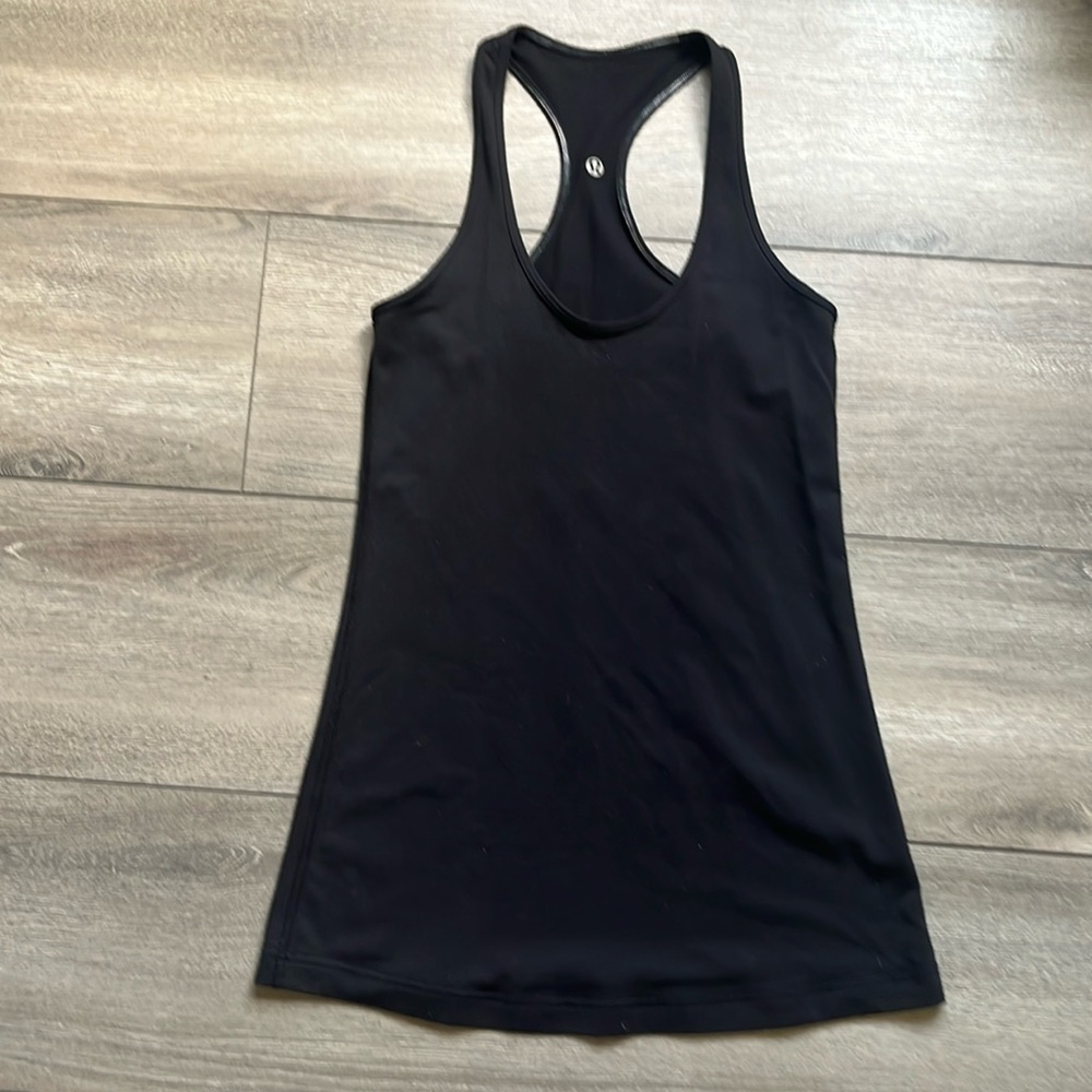 lululemon athletica Black Racerback Tank Top